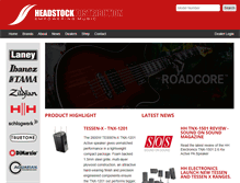 Tablet Screenshot of headstockdistribution.com